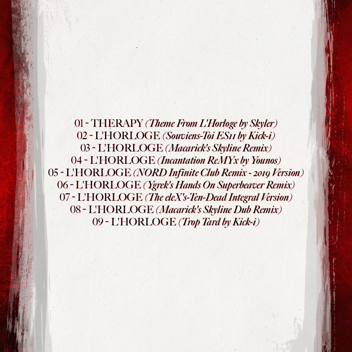 Tracklisting